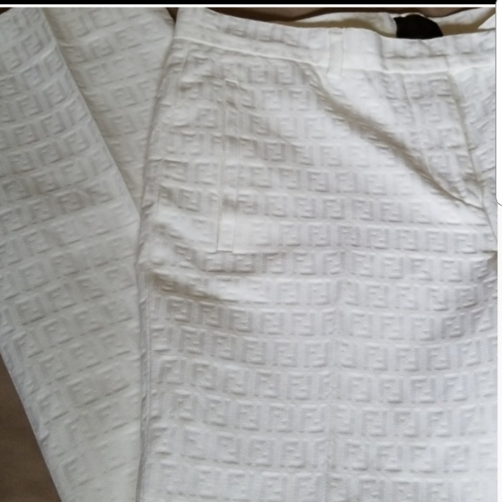 🎈Reduced! Fendi logo pants zucca trousers $900 - Picture 7 of 10